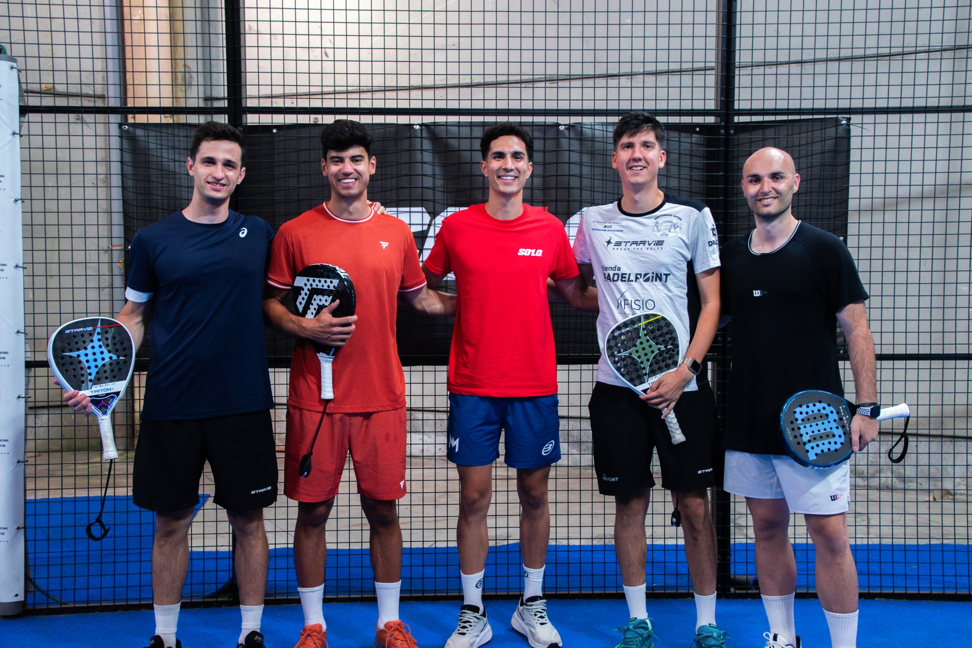 Los 4 semifinalistas del Open 02 Bilbao: Jaime Uriarte, Pablo Cuesta, Alejandro Cañete y Christian González