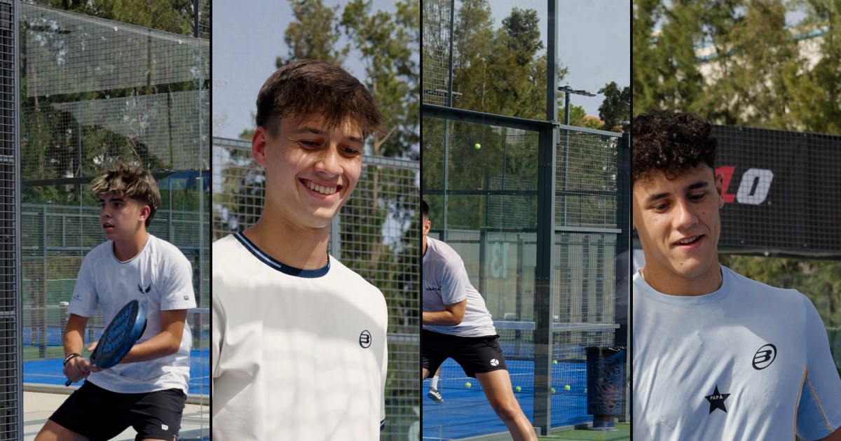 Los 4 semifinalistas del Open 04 Málaga: Iván del Águila, Diego García, Antonio Alamillo y Santi Pineda
